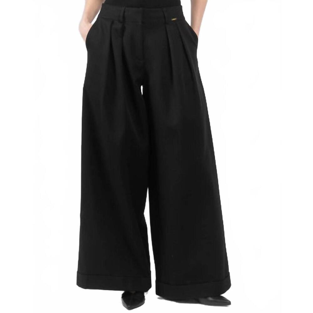 NEW FRANCOISE mila wide leg pant in black